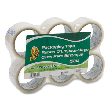 Duck® Commercial Grade Packaging Tape, 3" Core, 1.88" X 55 Yds, Clear, 6-pack freeshipping - TVN Wholesale